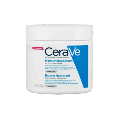 Verzorg en hydrateer je huid intensief met CeraVe Hydraterende Crème (340 g / 454 g). Deze rijke, romige crème is speciaal ontwikkeld voor de droge tot zeer droge huid en helpt de huidbarrière te herstellen en te beschermen. Verrijkt met ceramiden en hyaluronzuur voor een langdurig gehydrateerde, zachte en soepel aanvoelende huid.