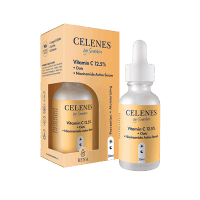 Geef je huid een heldere en stralende boost met Celenes Serum Vitamine C 12,5% Oats Niacinamide 30ml. Dit krachtige serum combineert een hoge concentratie vitamine C met haverextract en niacinamide, voor een zichtbaar egalere huid, vermindering van pigmentvlekken en een frisse, gezonde uitstraling.