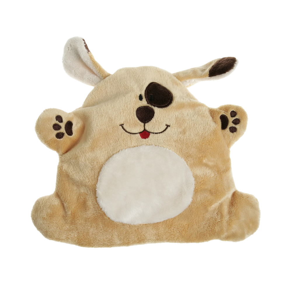 Geef je kindje warmte, geborgenheid en ontspanning met de Cherry Belly Baby Warmteknuffel Hond. Deze zachte knuffel is meer dan alleen een vriendje: hij bevat een uitneembaar kersenpitkussen dat eenvoudig opgewarmd kan worden in de magnetron. Perfect om je kleintje rust en troost te bieden tijdens het slapen of bij buikkrampjes.