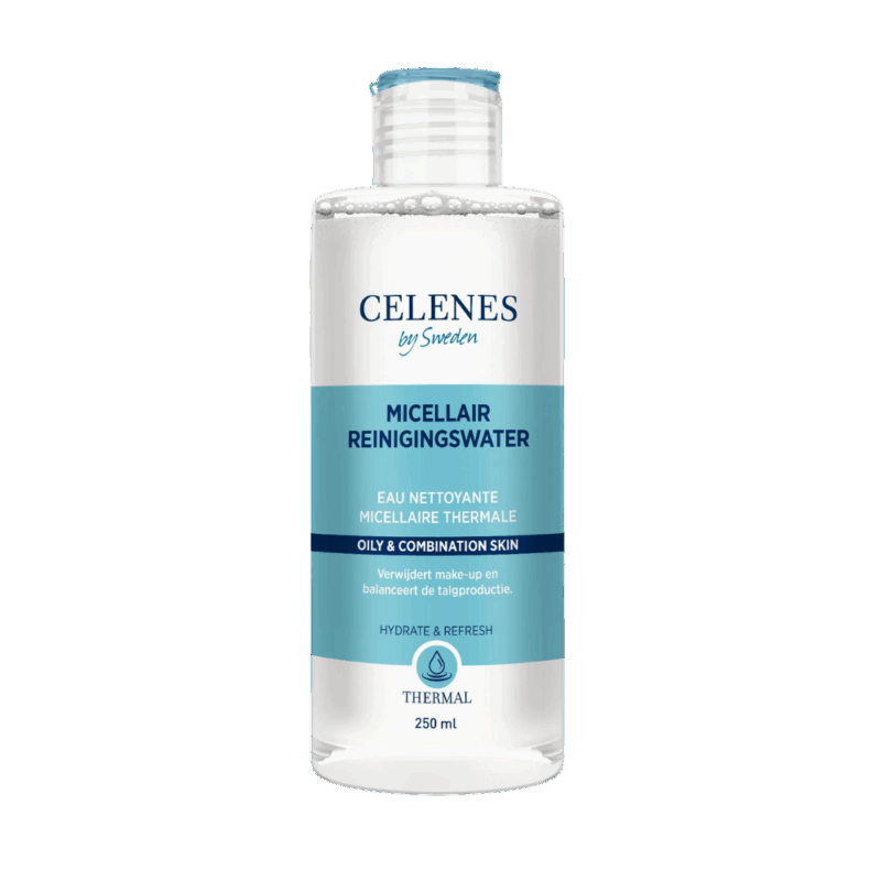 Reinig en balanceer je huid effectief met Celenes Thermal Micellar Cleansing Water Vette Huid 250ml. Deze milde formule verwijdert vuil, overtollige talg en make-up, terwijl het de huid verfrist en in balans brengt. Verrijkt met thermale mineralen, ondersteunt het een gezonde teint zonder de huid uit te drogen of te irriteren.