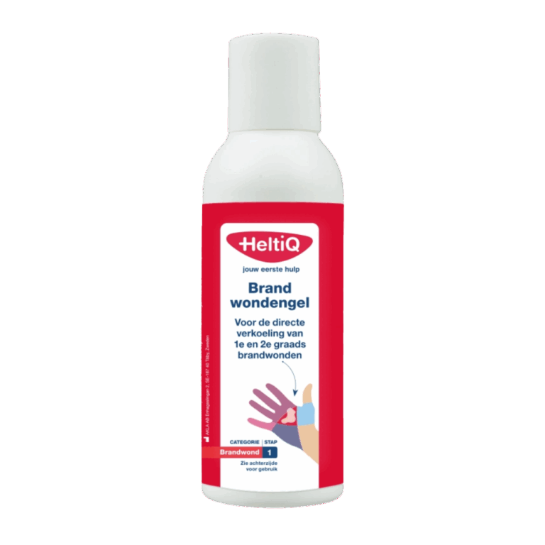 De HeltiQ Brandwondengel 118ml biedt directe verkoeling en verzorging bij kleine brandwondjes en verbrandingsplekjes. De gel kalmeert de huid, vermindert pijn en ondersteunt het natuurlijke herstelproces. Ideaal om altijd bij de hand te hebben in de EHBO-set of in de keuken.