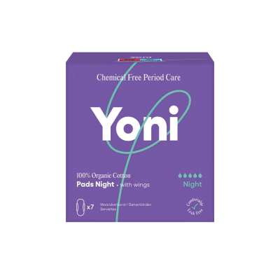 Ervaar ultieme bescherming tijdens zware menstruatiedagen met het Yoni Maandverband Heavy met Vleugels (10 stuks) | Betrouwbare absorptie en extra zekerheid