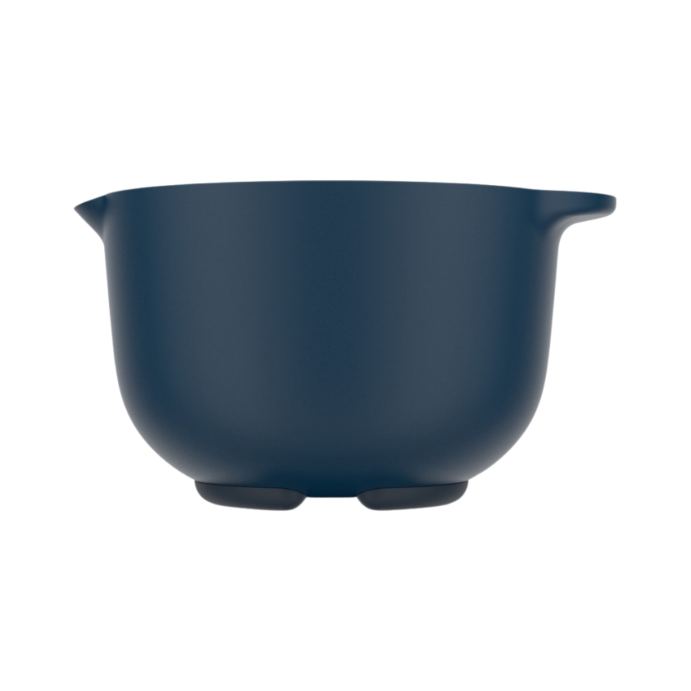 De Mepal Beslagkom Chef It is ideaal voor zowel de beginnende als de ervaren thuisbakker. Dankzij de ruime inhoud van 1,5L tot 3L kun je eenvoudig deeg, beslag of salades mengen en bewaren. Verkrijgbaar in de stijlvolle kleuren | Navy