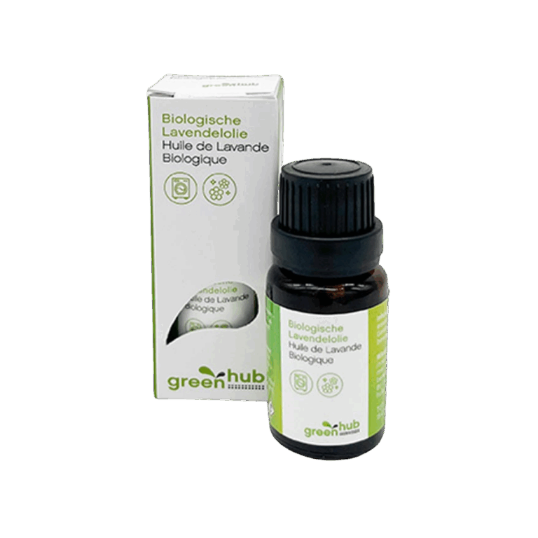 Greenhub Bio Etherische Lavendelolie 10ml is een pure, biologische olie die bekendstaat om haar rustgevende en balancerende werking. De olie wordt gewonnen uit de bloemen van de Lavandula angustifolia en is ideaal voor aromatherapie, massage of als natuurlijk geurmiddel in huis. Lavendelolie helpt te ontspannen, bevordert een goede nachtrust en ondersteunt het herstel van huidirritaties.