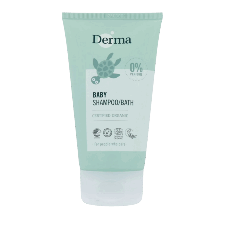 Derma Eco Baby Shampoo & Lichaamszeep is een zachte 2-in-1 formule speciaal ontwikkeld voor de gevoelige babyhuid en het tere haar. De milde zeepvrije samenstelling reinigt effectief zonder de natuurlijke balans van de huid te verstoren. Bevat biologische aloë vera, glycerine en natuurlijke oliën die de huid hydrateren en verzorgen.