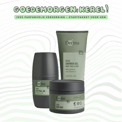 Begin je dag fris, verzorgd en zonder poespas. Organic People introduceert het Goedemorgen, Kerel! 100% parfumvrij verzorgingsstartpakket, hét ideale pakket voor mannen die bewust willen zorgen voor hun huid en haar – zonder parfum, zonder irritatie, zonder gedoe. Alles wat je nodig hebt om direct te starten met een 0% parfum verzorgingsroutine. Perfect als cadeau of om je eigen verzorgingsroutine mee te starten.