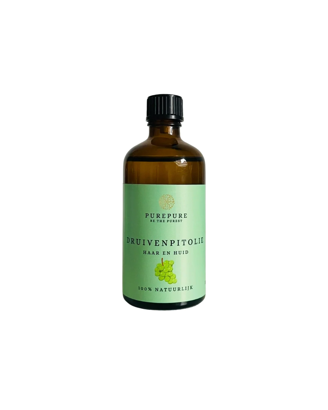 PUREPURE Druivenpitolie Natuurlijk is een 100% pure, biologische olie die bekend staat om zijn lichte, voedende en verzachtende eigenschappen. De olie hydrateert de huid, verzorgt droog haar en helpt de huid soepel en stralend te houden.