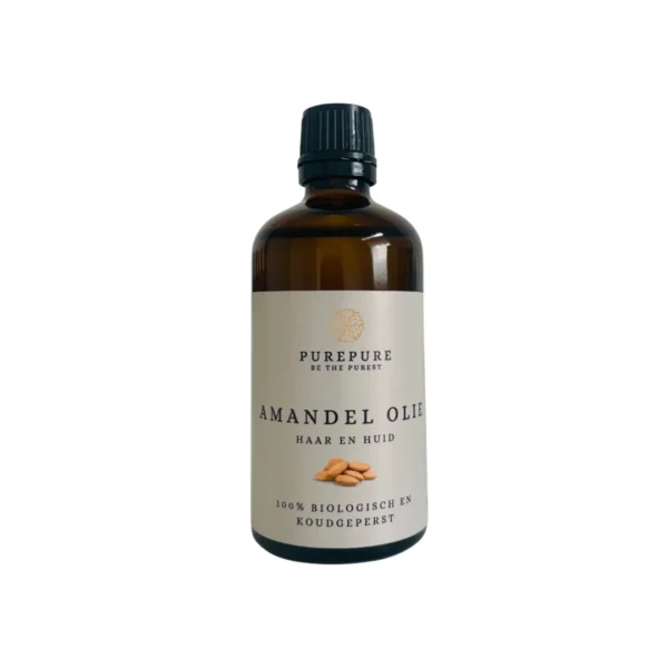 PUREPURE Amandelolie Bio Koudgeperst is een 100% pure, biologische olie die rijk is aan vitamine E en onverzadigde vetzuren. Het verzacht en hydrateert de huid en haar, en is ideaal voor gevoelige of droge huidzones. Door de koude persing blijven alle voedende stoffen behouden.
