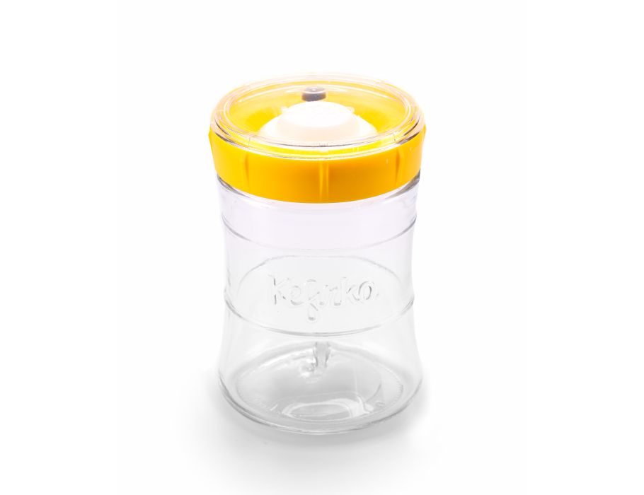 Met de Kefirko Veggie Fermenter 900ml maak je eenvoudig je eigen gefermenteerde groenten thuis. Van zuurkool tot kimchi, deze fermenter biedt voldoende ruimte en optimale omstandigheden voor een succesvolle fermentatie. Het slimme deksel en de duurzame materialen zorgen voor een probleemloze bereiding, zodat je gezond en smaakvol eten kunt creëren.