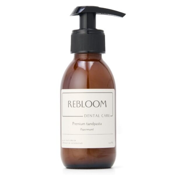 Rebloom Care Premium Tandpasta – Pepermunt is een natuurlijke tandpasta die zorgt voor een grondige en effectieve reiniging van het gebit. De frisse pepermunt geeft een krachtig schoon gevoel en een langdurig frisse adem, zonder onnodig agressief te zijn voor tanden of tandvlees.