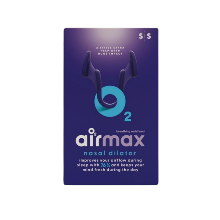 De Airmax Classic Neusspreider Anti-Snurk Small 2 stuks zijn effectieve neusspreiders die de luchtstroom door de neus verbeteren om snurken te verminderen en de ademhaling tijdens de slaap te optimaliseren. De zachte, reukloze neusdilatoren vergroten het smalste gedeelte van de neusingang, waardoor je makkelijker en vrijer kunt ademen en ’s nachts rustiger slaapt.
