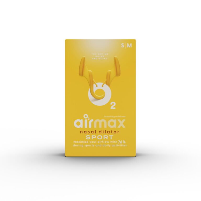 De Airmax Sport Small Medium (2 stuks) zijn effectieve neusspreiders die de luchtstroom door de neus verbeteren om snurken te verminderen en de ademhaling tijdens de slaap te optimaliseren. De zachte, reukloze neusdilatoren vergroten het smalste gedeelte van de neusingang, waardoor je makkelijker en vrijer kunt ademen en ’s nachts rustiger slaapt.