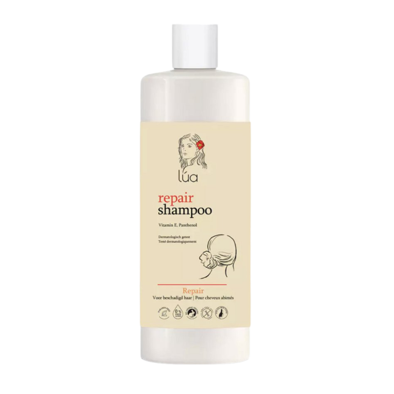 De Lúa Shampoo Repair is een herstellende shampoo die speciaal is ontwikkeld voor droog, beschadigd en kwetsbaar haar. De verzorgende formule reinigt het haar op milde wijze en helpt het haar te herstellen, te versterken en weer soepel en glanzend te maken. Ideaal voor haar dat beschadigd is door hitte, styling of externe invloeden.