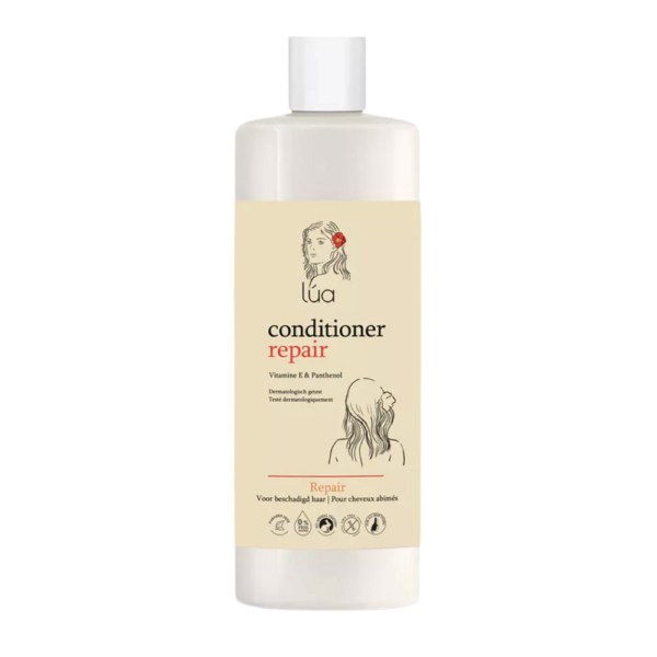 De Lúa Conditioner Repair is een intensief voedende conditioner die beschadigd en droog haar helpt herstellen. De verzorgende formule maakt het haar zachter, sterker en beter doorkambaar, terwijl het haar zijn natuurlijke glans en soepelheid terugkrijgt. Ideaal voor haar dat beschadigd is door hitte, styling of externe invloeden.