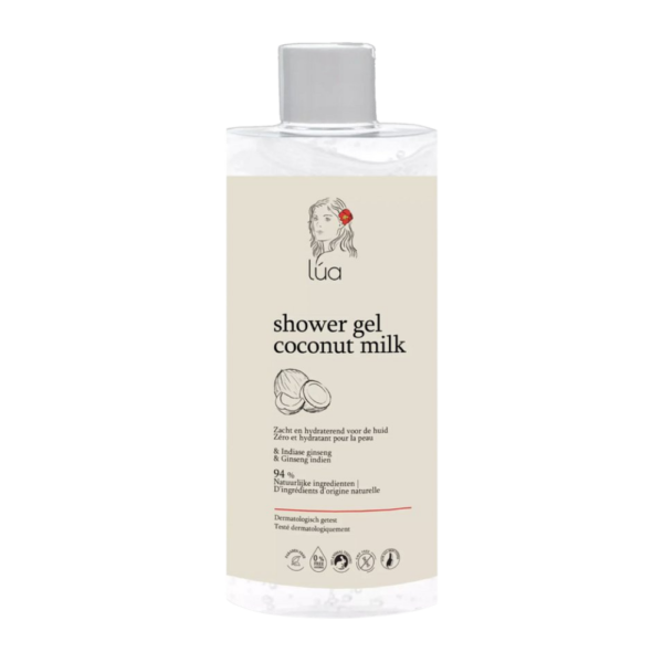 De Lúa Shower Gel Kokosnoot is een milde douchegel die de huid zacht reinigt en verzorgt. De formule met kokosnoot helpt de huid te hydrateren en laat een subtiele, frisse geur achter. Ideaal voor dagelijks gebruik en geschikt voor alle huidtypes.