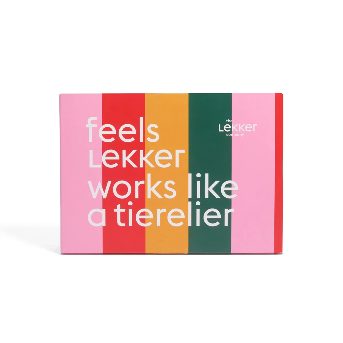 Ontdek The Lekker Company in één handige box: een cadeauset met natuurlijke verzorgingsproducten die je huid ondersteunen en in balans houden. Perfect om kennis te maken met de producten of om iemand te verrassen met bewuste, feel-good verzorging. Deze giftbox bevat een handcrème, twee deodorants in reisformaat en een lippenbalsemstick. Ideaal voor thuis én onderweg, zodat je altijd kunt genieten van zachte, natuurlijke verzorging.