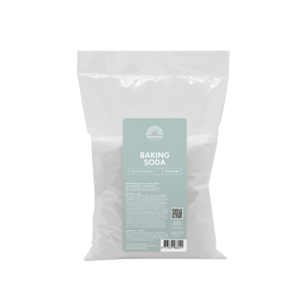 Deze baking soda van Mattisson, ook wel bekend als zuiveringszout, is een veelzijdig product dat zowel in de keuken als in het huishouden gebruikt kan worden. De Mattisson Baking Soda (1000 gram) heeft een zuivere samenstelling en is geschikt als rijsmiddel bij het bakken of als natuurlijk hulpmiddel voor diverse schoonmaaktoepassingen.