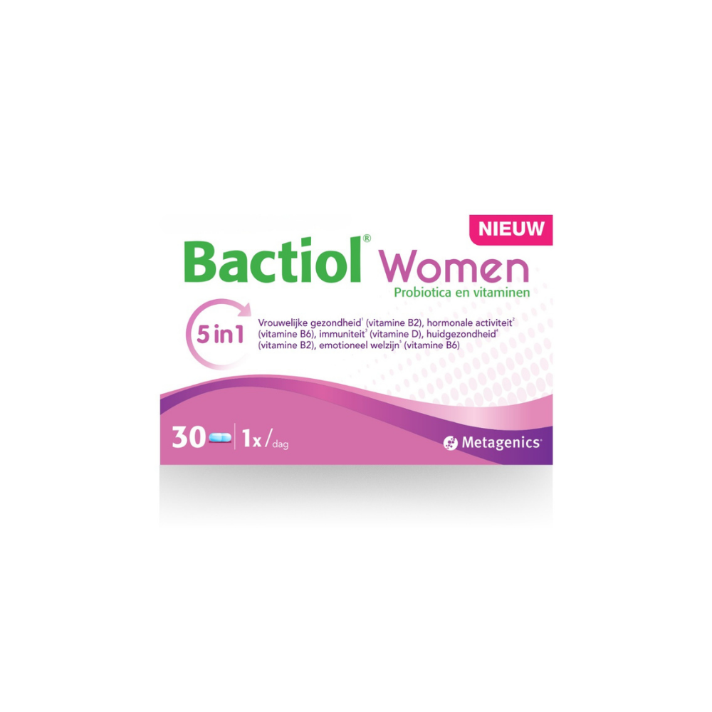 De formule ondersteunt de natuurlijke balans van de vaginale flora en helpt het lichaam van binnenuit in evenwicht te houden. Metagenics Bactiol Women 30 capsules is speciaal ontwikkeld voor vrouwen en bevat zorgvuldig geselecteerde bacteriestammen in combinatie met ondersteuning voor de darm- en vaginale microflora. Ideaal tijdens of na periodes waarin de balans verstoord kan zijn, zoals na antibiotica of hormonale schommelingen.